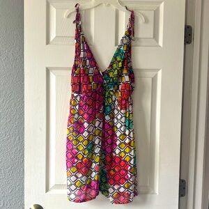 Trina Turk swim coverup 100% silk